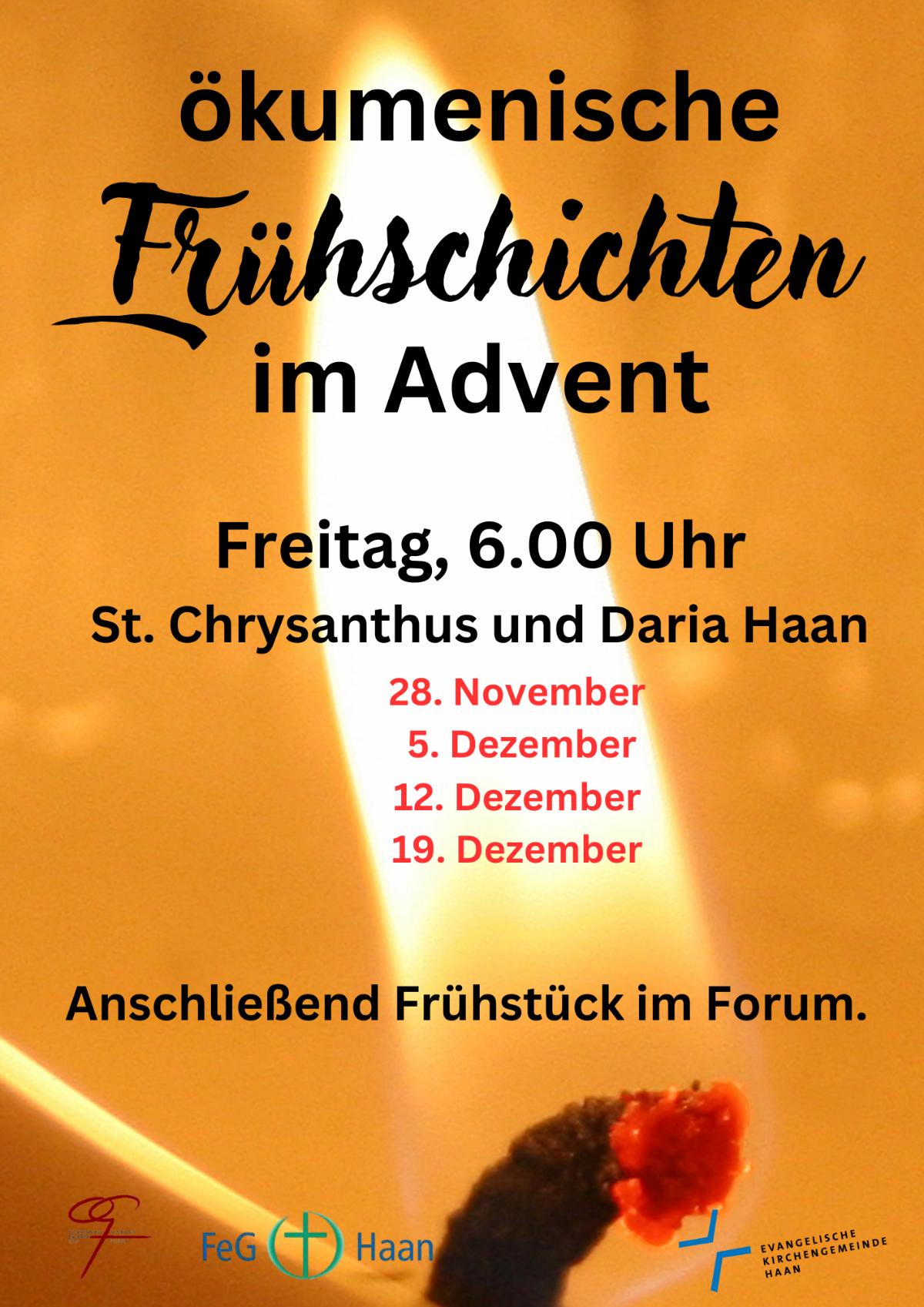 Frühschichten im Advent