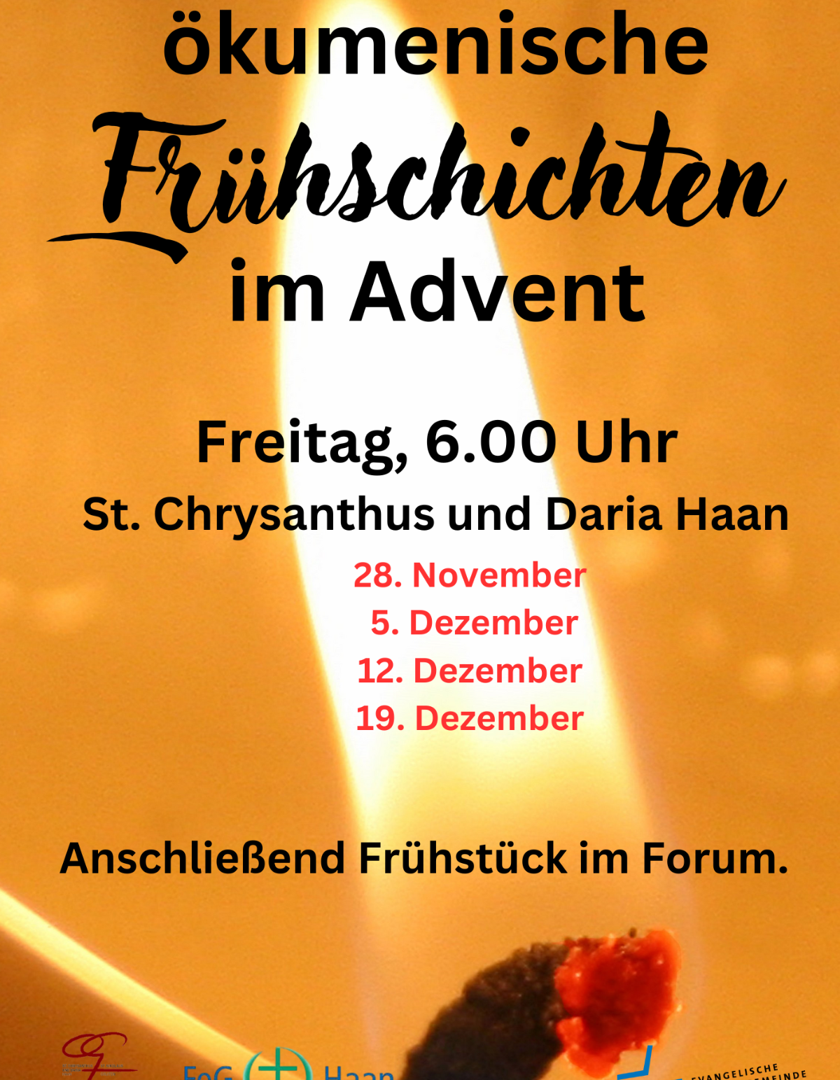 Frühschichten im Advent
