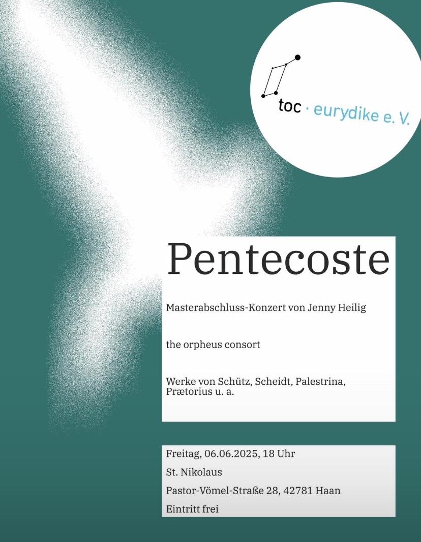 Masterabschluss-Konzert von Jenny Heilig