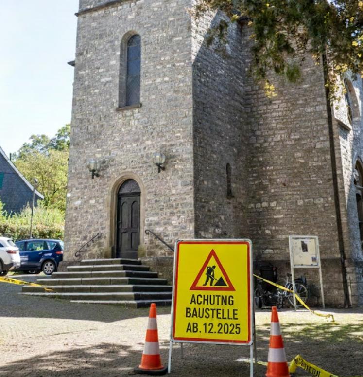 Baustelle Treppe St. Nikolaus