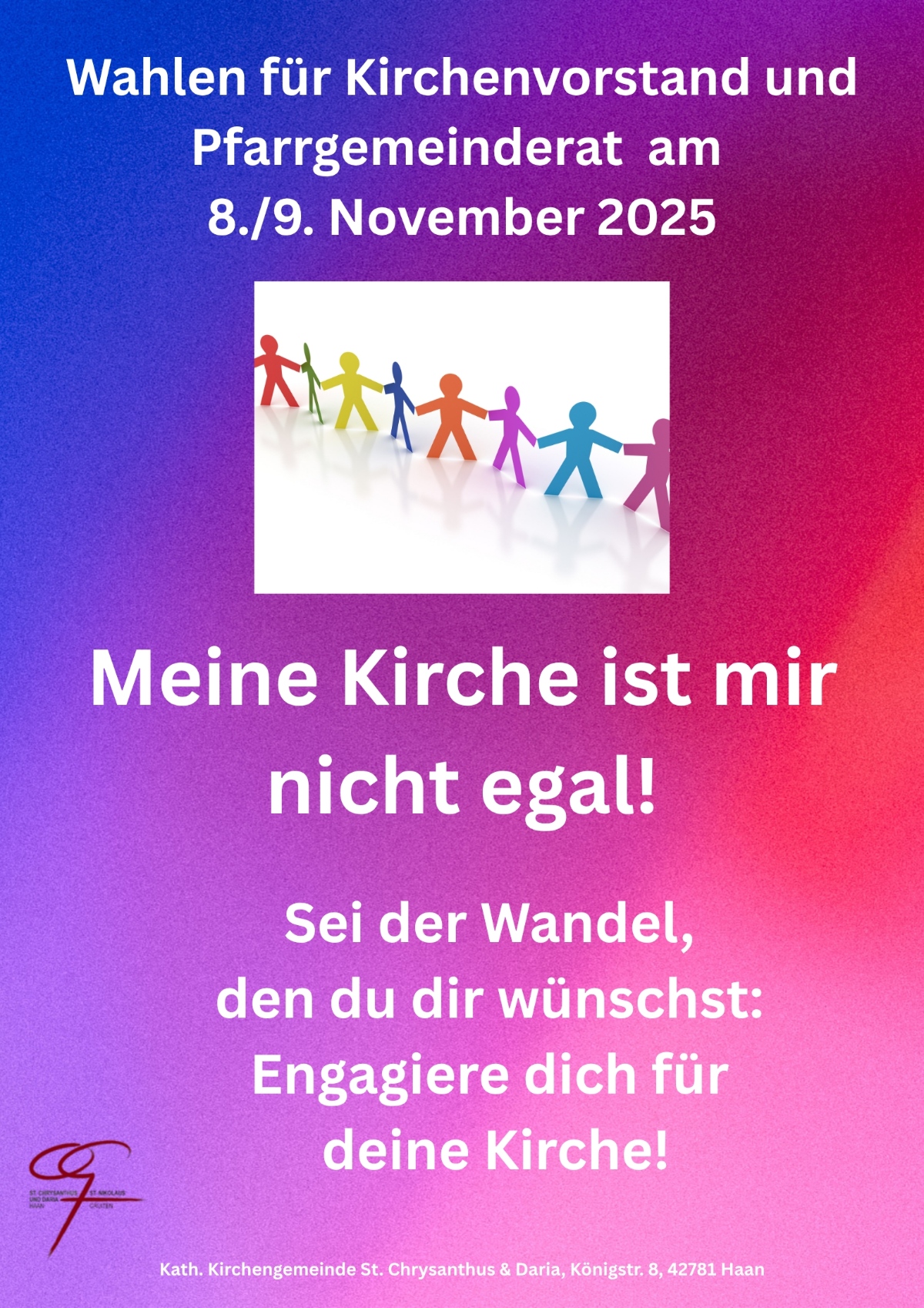 Flyer zur Wahl