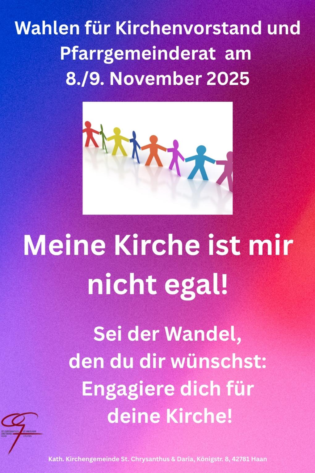 Flyer zur Wahl