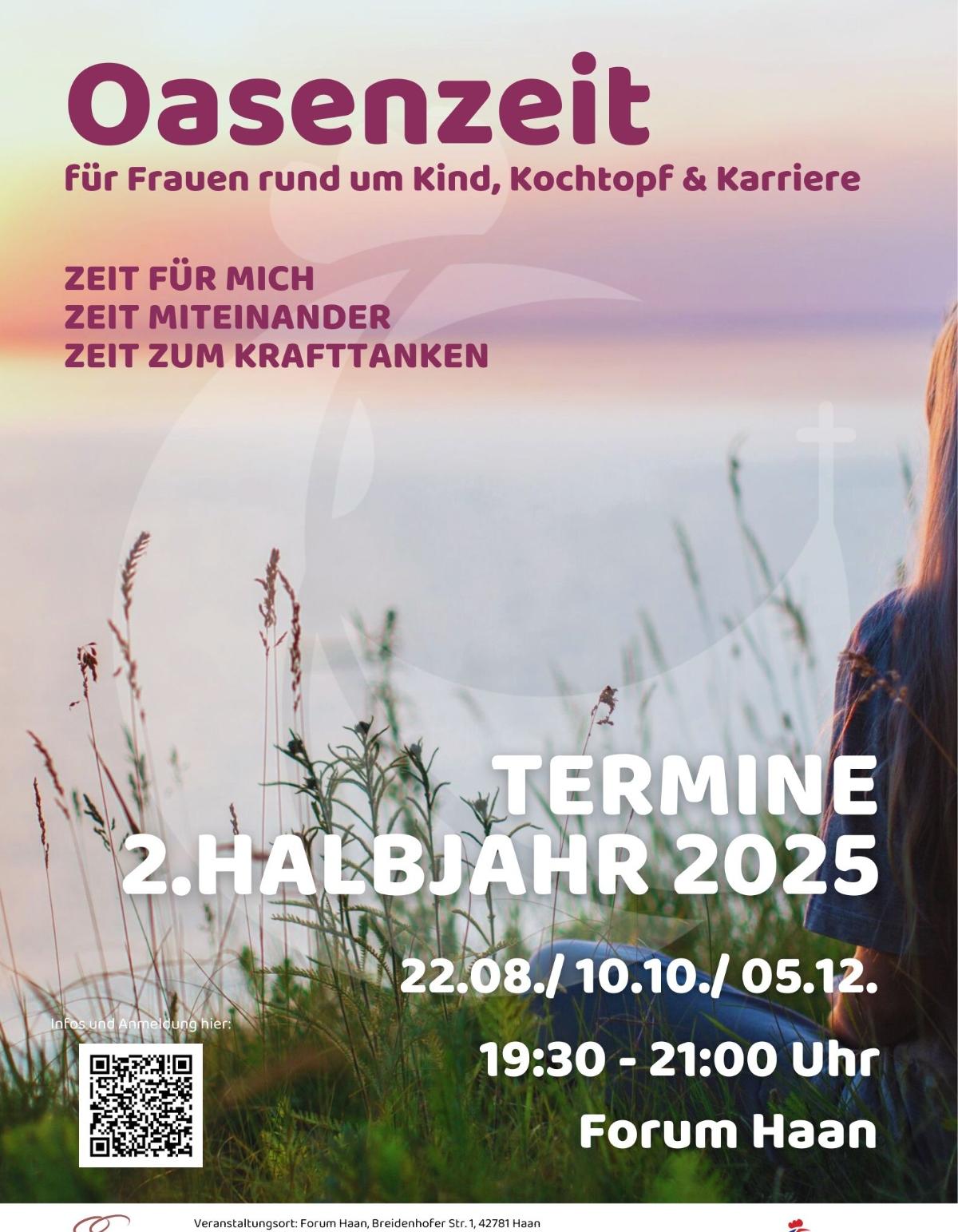 Oasenzeit 2025 - 2.Halbjahr