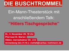 Die Buschtrommel - Hitlers Tischgespräche