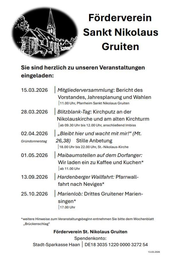 Förderverein St. Nikolaus