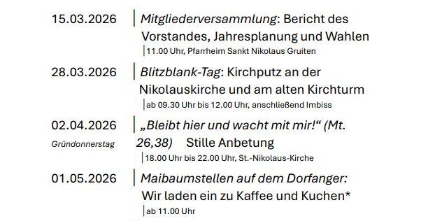Förderverein St. Nikolaus