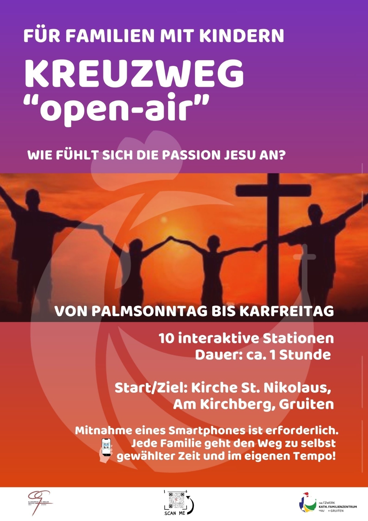 Kreuzweg 'open-air' für Familien mit Kindern