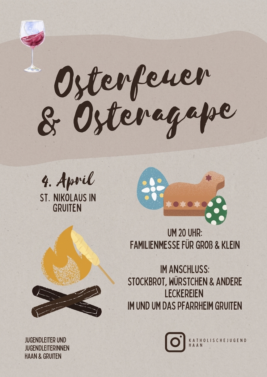 Osteragape 2026 in St. Nikolaus, Gruiten