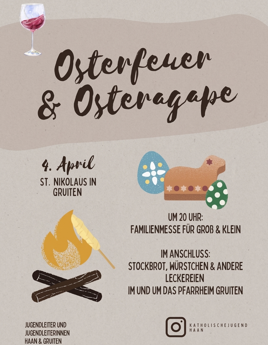 Osteragape 2026 in St. Nikolaus, Gruiten