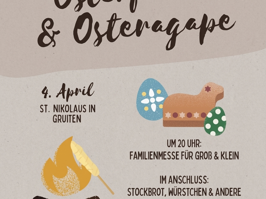 Osteragape 2026 in St. Nikolaus, Gruiten