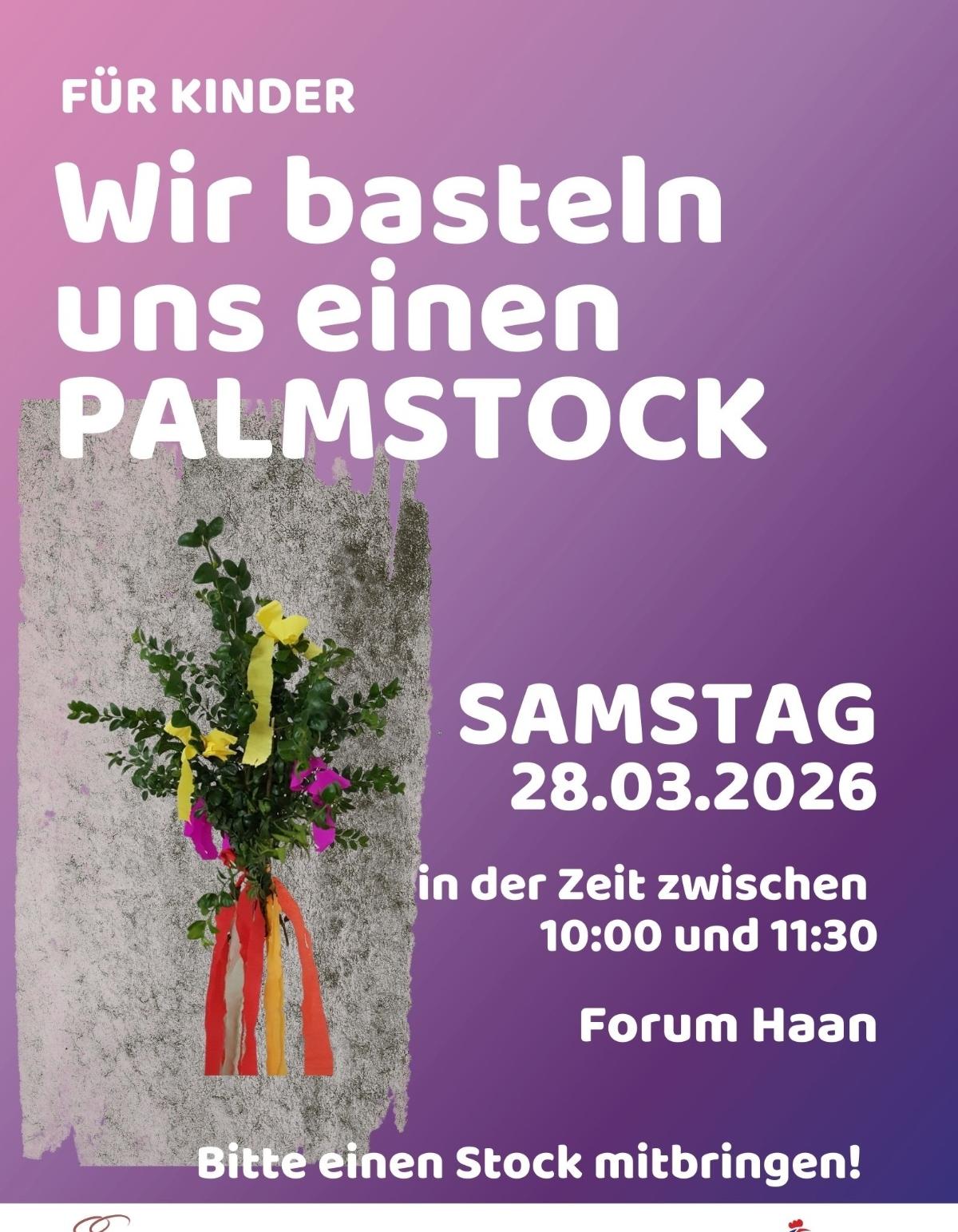 Palmstock basteln