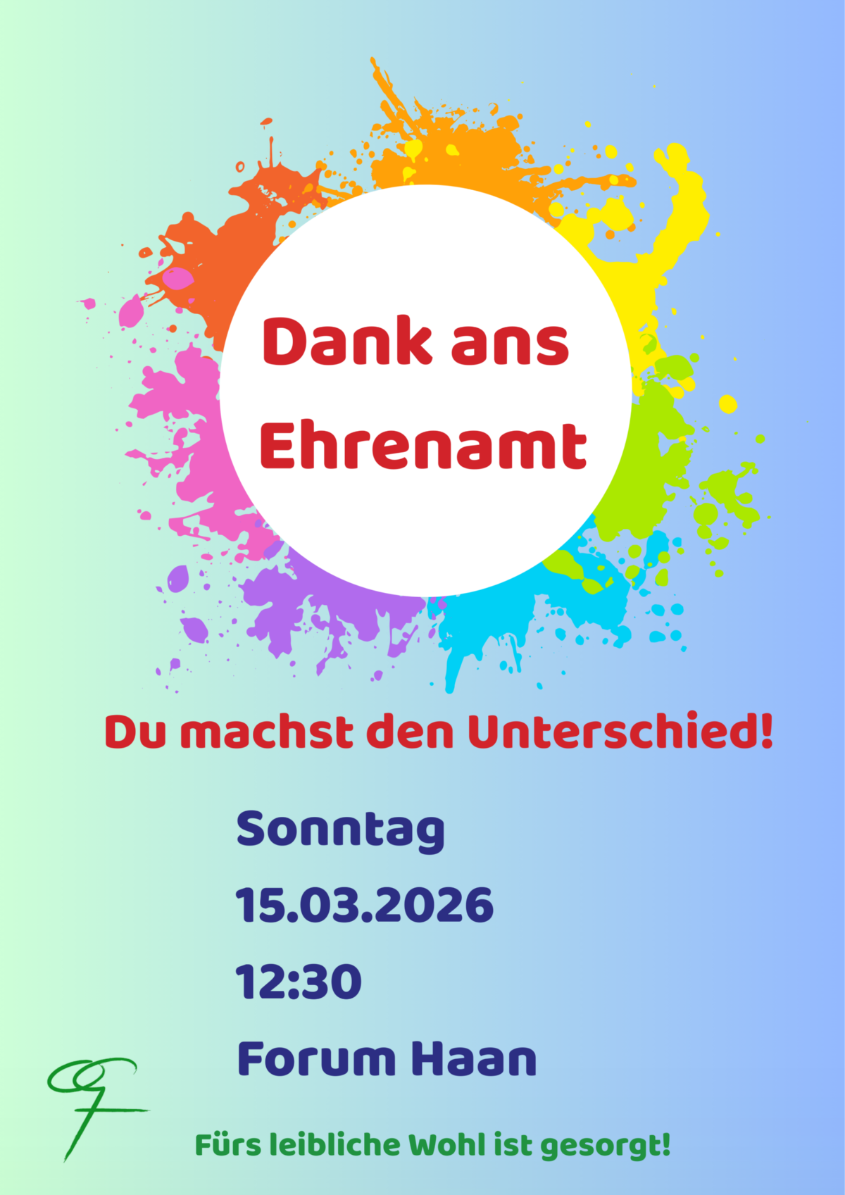 Dank ans Ehrenamt