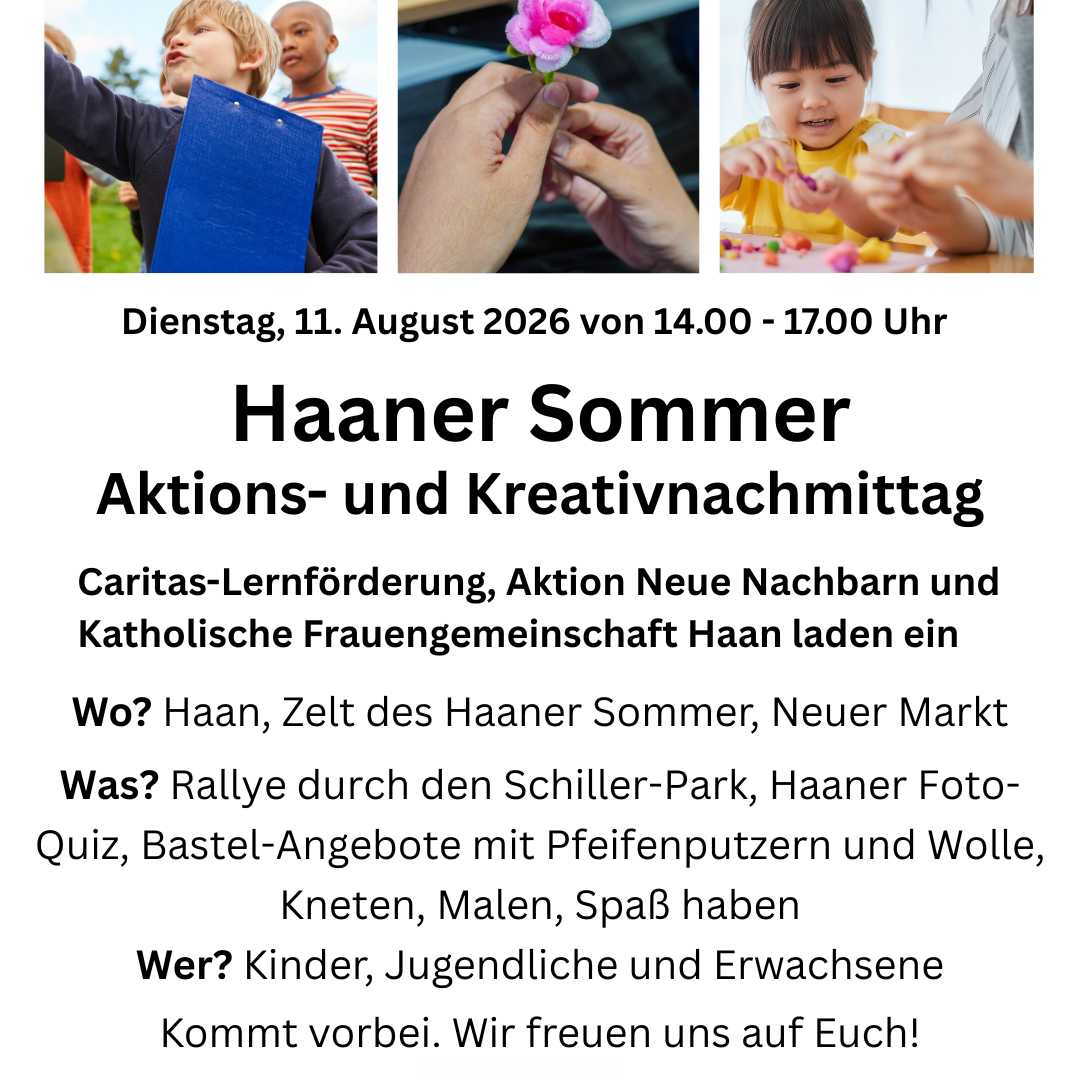 Kooperationsaktion zum Haaner Sommer