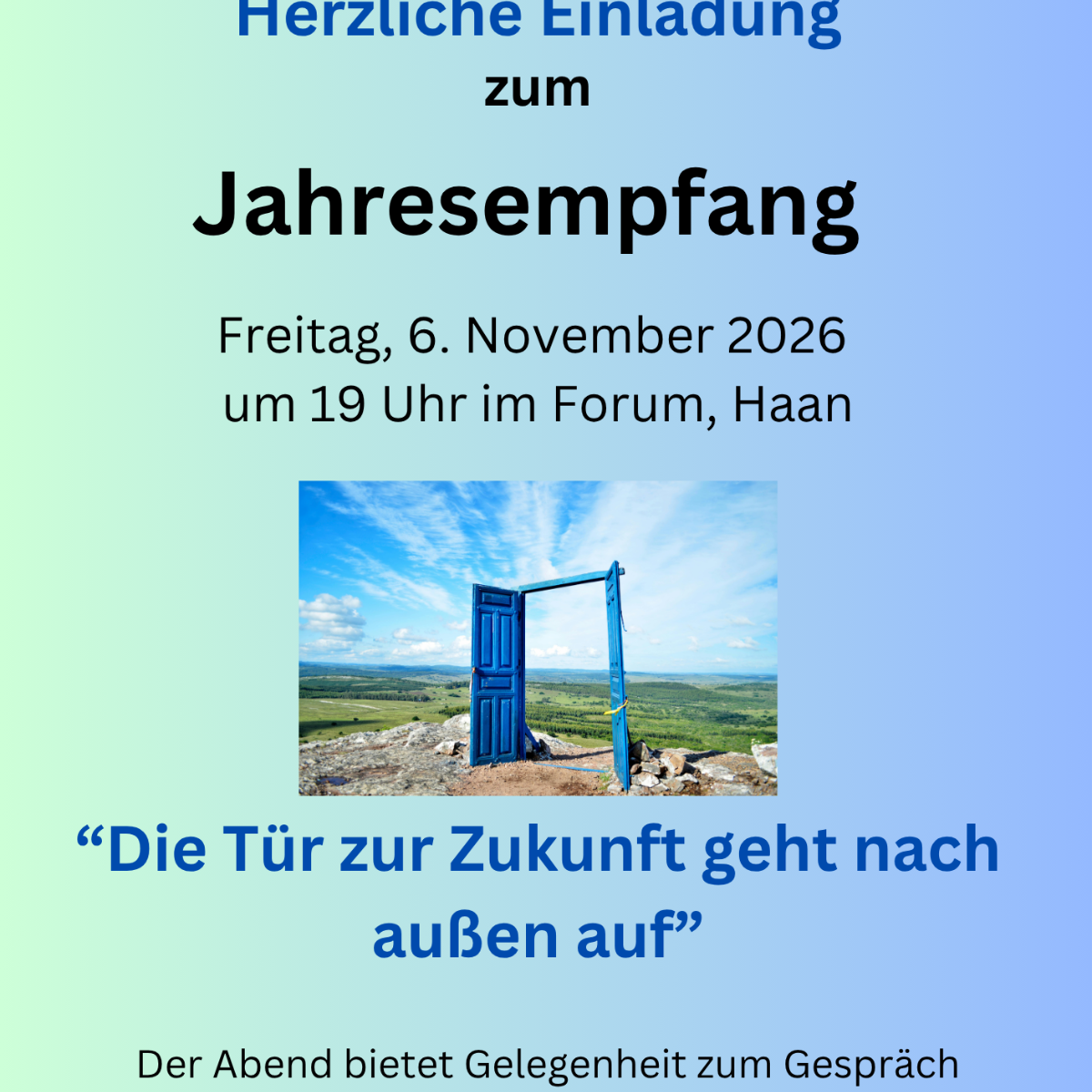 Einladung Jahresempfang 2026