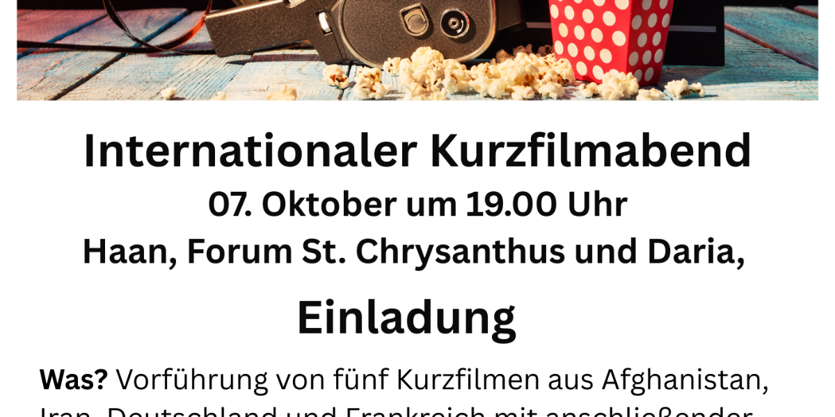 Kurzfilmabend Interkulturelle Woche 2026