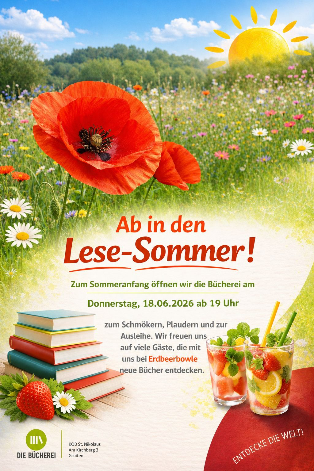 Lesesommer in der KÖB St. Nikolaus