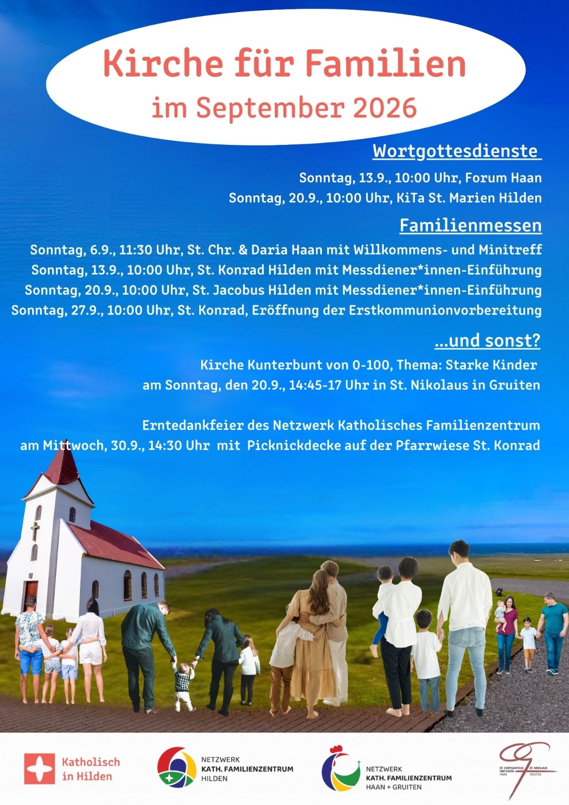 Kirche für Familien im September