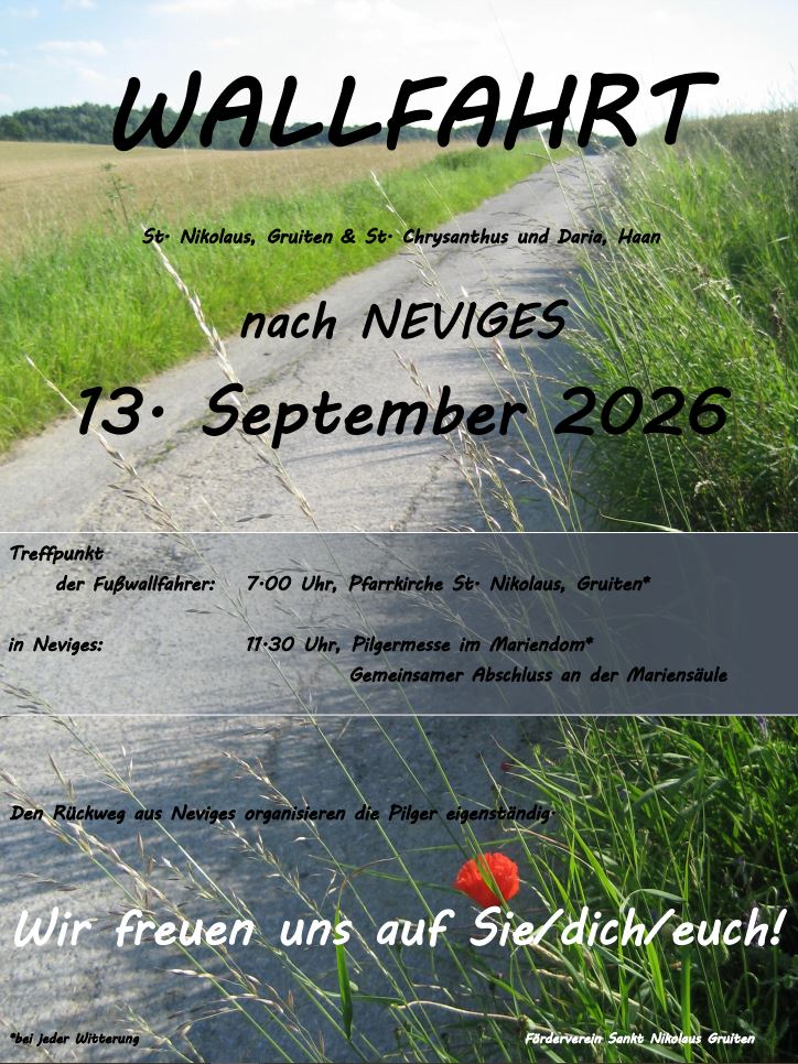 Wallfahrt nach Neviges