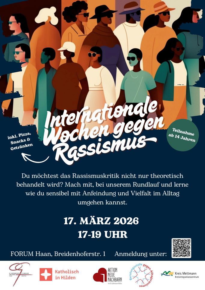 Internationale Wochen gegen Rassismus - Workshop für Jugendliche ab 14 Jahren