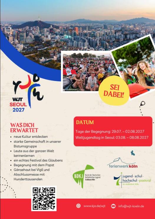 Weltjugendtag 2027 in Seoul