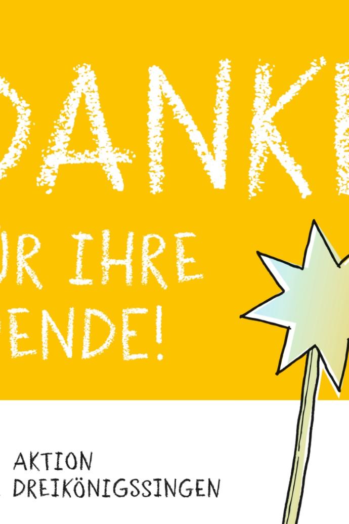 Sternsinger Danke